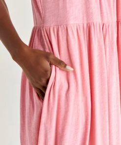 NEW ARRIVALS Z SUPPLY LIDO SLUB MIDI DRESS