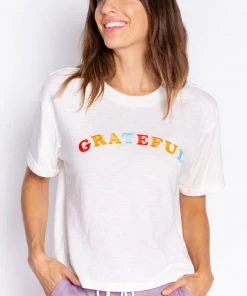 P.J. SALVAGE SHIRT SLEEVE TOP