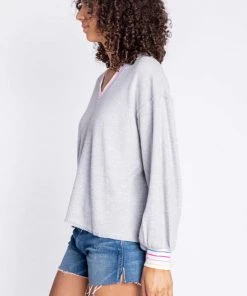 P.J. SALVAGE CUTE BUTTON LONG SLEEVE TOP NEW ARRIVALS 12 P.J. SALVAGE CUTE BUTTON LONG SLEEVE TOP NEW ARRIVALS