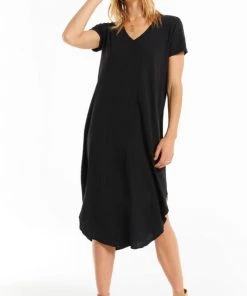 NEW ARRIVALS Z SUPPLY SHORT SLEEVE REVERIE DRESS