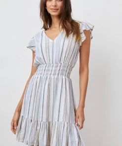 NEW ARRIVALS RAILS TARA DRESS MONTAUK STRIPE
