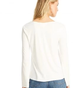 NEW ARRIVALS SALTWATER LUXE SCOOP NECK LONG SLEEVE TEE