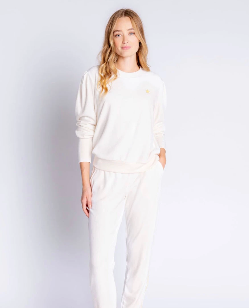 PANTS P.J. SALVAGE RETRO VELOUR JOGGER 3 PANTS P.J. SALVAGE RETRO VELOUR JOGGER