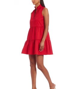 AMANDA UPRICHARD SAFFRON DRESS SCARLET NEW ARRIVALS