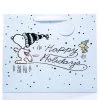 GRAPHIQUE SNOOPY SKATING LARGE GIFT BAG GIFTS