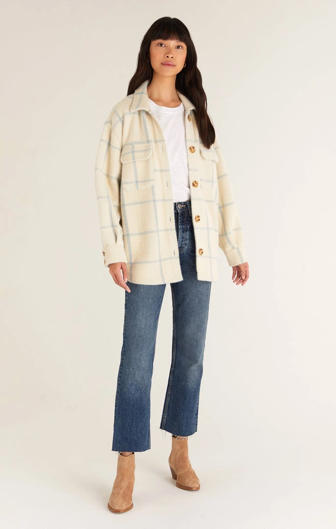 Z SUPPLY PLAID TUCKER JACKET 8 Z SUPPLY PLAID TUCKER JACKET