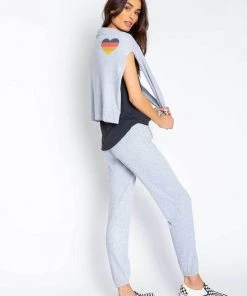 P.J.SALVAGE P.J. SALVAGE SU2C HEART JOGGER PANTS NEW ARRIVALS