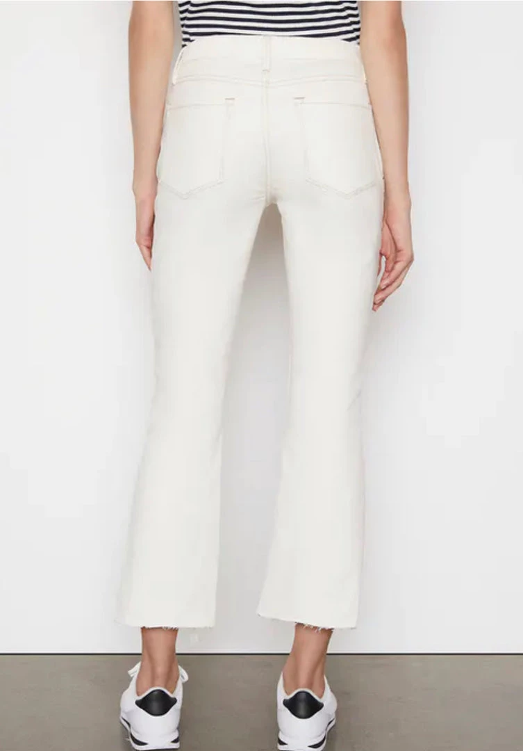 NEW ARRIVALS FRAME LE CROP MINI BOOT BLANC 5 NEW ARRIVALS FRAME LE CROP MINI BOOT BLANC