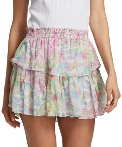SKIRTS LOVESHACKFANCY RUFFLE MINI SKIRT 9 SKIRTS LOVESHACKFANCY RUFFLE MINI SKIRT