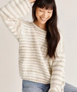 Z SUPPLY NEW ARRIVALS Z SUPPLLY PIPER OMBRE STRIPE SWEATER