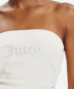 NEW ARRIVALS JUICY COUTURE CINCHED SIDE TUBE TOP