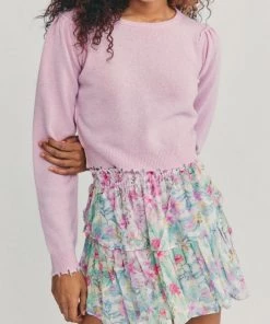 SKIRTS LOVESHACKFANCY RUFFLE MINI SKIRT