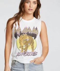 CHASER DEF LEPPARD LOVE BITES MUSCLE TEE