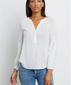 RAILS WHITE MIRABELLE BLOUSE