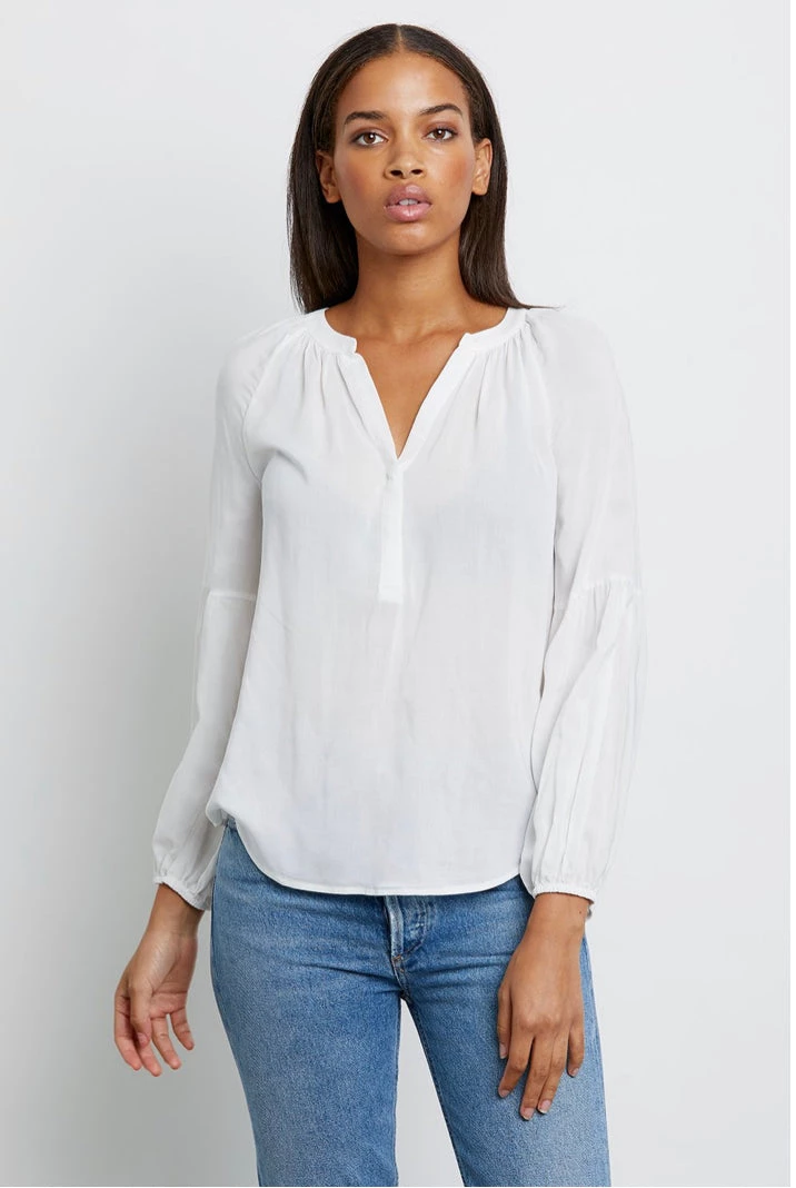 RAILS WHITE MIRABELLE BLOUSE 3 RAILS WHITE MIRABELLE BLOUSE