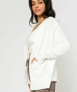 OLIVACEOUS RELAXED CARDIGAN