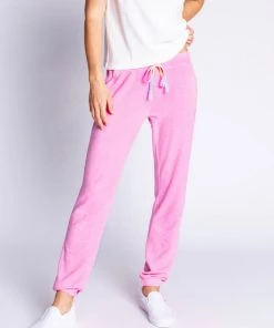 P.J. SALVAGE LOVE MAKES THE WORLD GO ROUND BANDED PANT NEW ARRIVALS