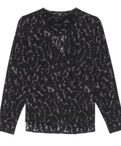 RAILS HILLARY DIFFUSED CHEETAH BLOUSE 11 RAILS HILLARY DIFFUSED CHEETAH BLOUSE