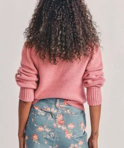 LOVESHACKFANCY HOLLYWOOD CORDUROY MINI SKIRT SKIRTS