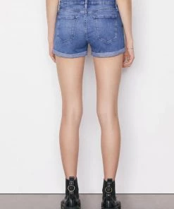 FRAME LE CUTOFF CUFFED SHORT AGECROFT