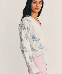 LOVE SHACK FANCY LOVESHACKFANCY BOSOCM CARDIGAN SWEATER NEW ARRIVALS 11 LOVE SHACK FANCY LOVESHACKFANCY BOSOCM CARDIGAN SWEATER NEW ARRIVALS