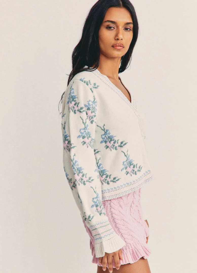 LOVE SHACK FANCY LOVESHACKFANCY BOSOCM CARDIGAN SWEATER NEW ARRIVALS 6 LOVE SHACK FANCY LOVESHACKFANCY BOSOCM CARDIGAN SWEATER NEW ARRIVALS