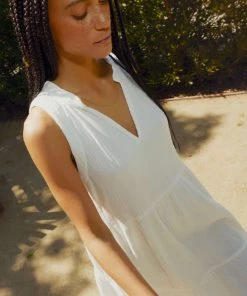 NATION NADIE TIERED DRESS