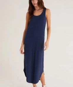 Z SUPPLY JASLYN VERIGATED RIB MIDI DRESS NEW ARRIVALS