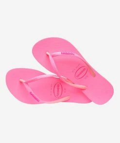 SHOES HAVAIANAS SLIM GLITTER NEON SANDALS 9 SHOES HAVAIANAS SLIM GLITTER NEON SANDALS