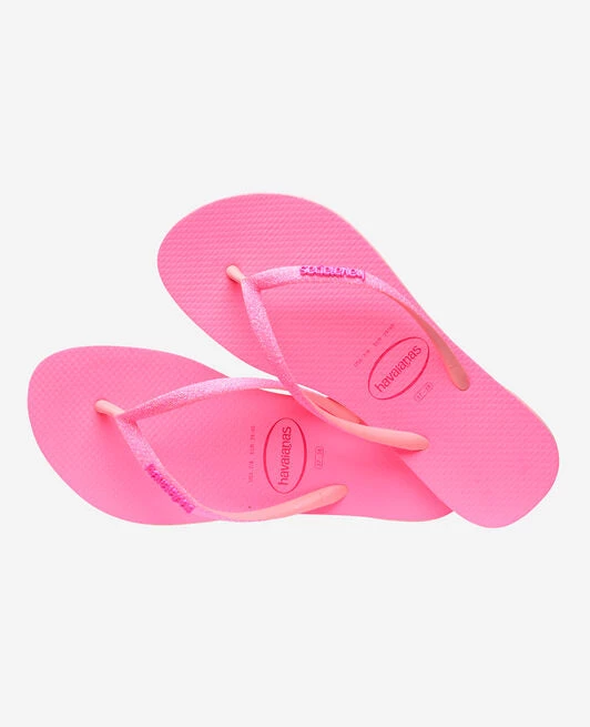 SHOES HAVAIANAS SLIM GLITTER NEON SANDALS 6 SHOES HAVAIANAS SLIM GLITTER NEON SANDALS
