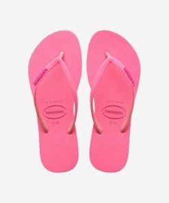 SHOES HAVAIANAS SLIM GLITTER NEON SANDALS