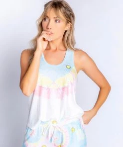 TOPS P.J. SALVAGE SMILEY TANK