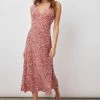 NEW ARRIVALS RAILS AUDRINA DRESS RED DITSY FLORAL