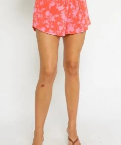 OLIVACEOUS HIBISCUS SHORTS NEW ARRIVALS
