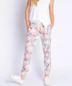 P.J. SALVAGE VACATION TROPIC BANDED PANT