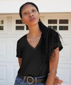 NEW ARRIVALS NATION JUNE V-NECK TOP