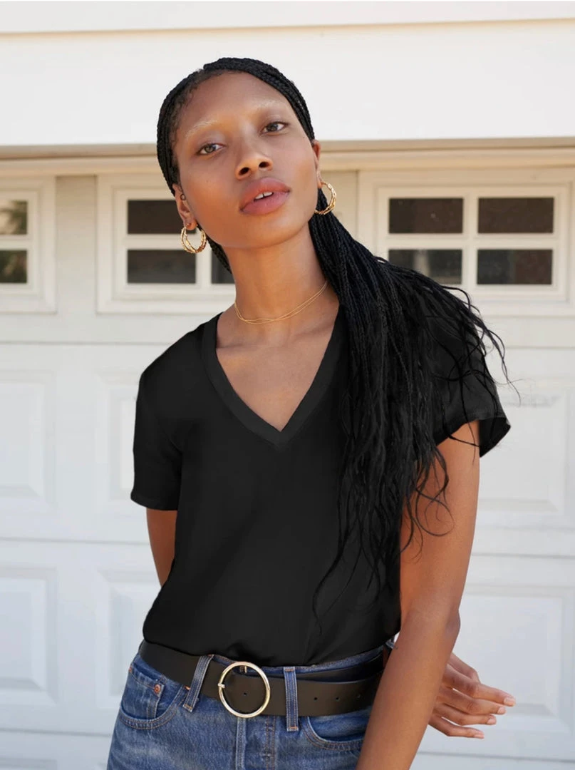 NEW ARRIVALS NATION JUNE V-NECK TOP 3 NEW ARRIVALS NATION JUNE V-NECK TOP