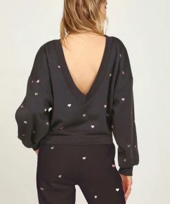 VINTAGE HAVANA MULTI HEARTS CREWNECK