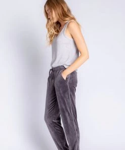 P.J. SALVAGE RETRO VELOUR JOGGER PANTS