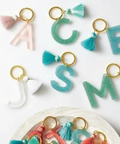 SANTA BARBARA ACRYLIC LETTER KEYCHAIN GIFTS