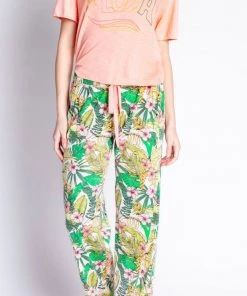 NEW ARRIVALS P.J. SALVAGE CORAL PLAYFUL PRINTS PANT