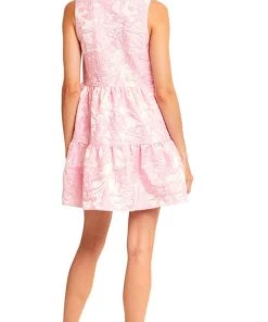 AMANDA UPRICHARD SLEEVELESS SAFFRON DRESS