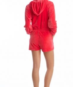 NEW ARRIVALS JUICY COUTURE BOMBSHELL PINK ROMPER