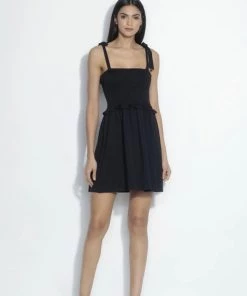 DRESSES SUSANA MONACO SMOCKED BODICE DRESS