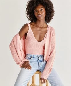 Z SUPPLY MORGAN CARDIGAN GUAVA