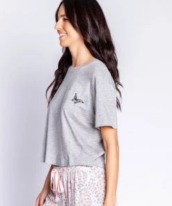 TOPS P.J. SALVAGE BUTTERFLY PLAYFUL PRINTS TEE