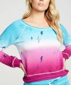SALE CHASER OMBRE BOLTZ PULLOVER