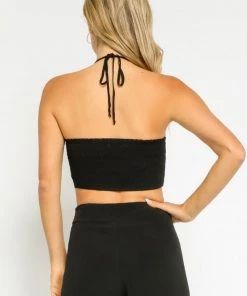 NEW ARRIVALS OLIVACEOUS SWEETHEART HALTER TANK