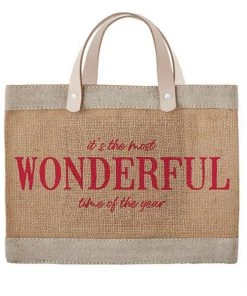 BAGS SANTA BARBARA WONDERFUL TIME JUTE TOTE