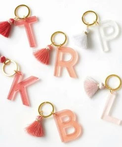 SANTA BARBARA ACRYLIC LETTER KEYCHAIN GIFTS